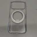 TORRAS 360 Magnetic Stand for iPhone 17 Pro Case, [Fit for MagSafe] [Rotatable Ring Kickstand] [4X Mil-Grade Shockproof] Slim Phone Cover, Camera Button, Crystal Clear, Transparent, Ostand O3 Fitness