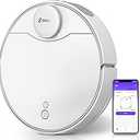 + 360 S9 Robot Vacuum and Mop, Ultrasonic & LiDAR Dual-Eye, Laser Mapping, 2650 Pa, Low Noise Design, 180 mins Running Time, Intelligent Water Tank, No-Go Zones, Compatible with Alexa