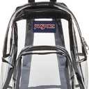 JanSport Mini Pack - Lightweight 10L Backpack with Adjustable Straps and Front Zipper Pocket - Perfect for Travel, Concerts, & Everyday Use, Clear