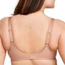Glamorise Women's Lace Comfort Wonderwire Bra Underwire #9855 (Beige, 42F)