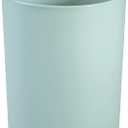 iDesign Franklin BPA-Free Plastic Round Waste Basket, Aqua