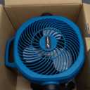 Battery Operated Fan Compatible with Makita 18V Battery with AC Adapter (No Batteries) Up to 650CFM, Variable Speed, Low Noise 30dB, Portable Cordless Fan for Camping, Jobsite