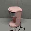 BELLA Dual Brew Single Serve Coffee Maker, Brews both Kcup and Ground Coffee, Large 14oz Capacity, Easy One Touch, Auto Shutoff, Pink