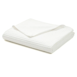 Cotton Waffle Weave Duvet Cover White 94" x 66' 