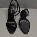 NINE WEST Women's Heeled Sandals, Black, 7M