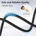 2 x Starlink Mini Power Cable,USB C Starlinkmini Cord,Replacement Power Cable for Starlink Dish,100W Type-C Charging Cord(6.5FT/2M)