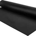 Flooring Inc's 1/4" Thick Tough Rubber Flooring Roll | Flexible Recycled Rubber Floor Mats for Home Gym | Heavy Duty Rubber Mat for Home Gyms, Sheds, Horse Stall Mat or Trailer (Black)