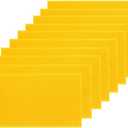POLLIBEE Beehive Foundation Sheets, Natural Beeswax Coated Foundation Sheets, 8-1/2-Inch Deep Foundation for Beehive Frames (Yellow)