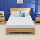 EGOHOME 6 Inch Full Mattress, Gel Memory Foam with Charcoal, Fiberglass Free, CertiPUR-US Certified, Medium Firm, Temperature-Regulating, Machine Washable Cover, 75" x 54" x 6"