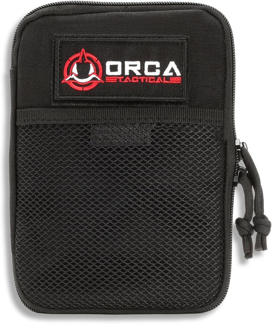 Orca Tactical MOLLE Utility Pouch Gadget EDC Admin Organizer (Black)