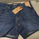 Levi's Womens Cinch Mid-Thigh Short (Blue, M), Size: 28, Fabric type
100% Cotton - Non-Stretch