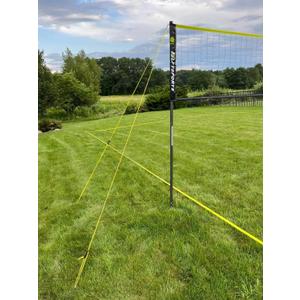 Portable Volleyball Net Set Outdoor, Professional Volleyball Set with Adjustable Height Poles, Scoring Marker, Boundary Line, with Pump and Carrying Bag for Backyard Beach, 32 Feet By 3 Feet