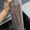 LazBlinds No Drill Bamboo Roman Shades, 34.5" W x 72" H, Malay Walnut