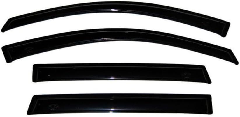 Auto Ventshade [AVS] Outside Mount Rain Guards for 1997 - 2017 Ford Expedition; 1998 - 2017 Lincoln Navigator; 2007 - 2017 Ford Expedition XL | Window Vent Visors, 4 pcs. - Smoke 