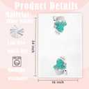 Octopus Bathroom Hand Towels Set of 2, Octopus Kids Bathroom Decor, Funny Cute Coastal Ocean Animal Beach Hand Towels for Kids Bath Room Washroom Toilet, 16x24 Inch