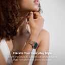 My Pretty Strap Mermaid Band Compatible with Apple WATCH SE Series 8 7 6 5 4 3 2 1, 38/ 40/ 41mm or 42/ 44/ 45/ 49mm, Stainless Steel Metal Gold for Women (38MM / 40MM / 41MM, Rose Gold)
