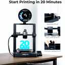 Creality Ender 3 V3 SE 3D Printer, 250mm/s High-Speed Desktop Printer, CR Touch Auto-Leveling, Sprite Direct Extruder, Dual Z-Axis, Auto-Load Filament, 8.66x8.66x9.84 Print Volume, Easy Assembly