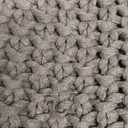 YnM Chunky Cotton Knit Throw Blanket, Cable Knit Throws for Bed Couch Sofa, Comfy & Relaxing, Decorative Piece for Farmhouse Modern Boho Rustic Scandinavian Chic Vibe, Chocolate Brown 50x60 Inches