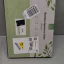 oy&Grace Appliance Slider for Kitchen Appliances 360° Rolling Sliding Tray for Coffee Maker Countertop, Bamboo Coffee Pot Slider Rolling Tray with Universal Rollers (Black, Medium 14.5" x 10")