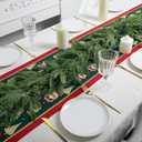 6FT Christmas Garland Set of 2  Lifelike Norfolk Pine Garland for Holiday Decor, Perfect for Mantels, Staircases, Doorways, Indoor/Outdoor Decorations