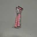 2 x Car Rearview Mirror Wiper, Retractable Auto Glass Squeegee, Water Cleaner with Telescopic Long Rod, Portable Cleaning Tool for All Vehicles, Universal Automotive Accessories (Pink)