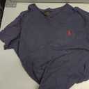 Ralph Lauren Men's V-Neck T-Shirt In Navy Blue, M