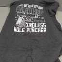 We're Redefining Everything This Is A Cordless Hole Puncher Pullover Hoodie M