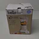 bella 10 Speed Countertop Blender, Juicer & Smoothie Maker, Fits-anywhere Kitchenware, Slim Flip & Store Design, Dishwasher Safe 48oz Capacity Pitcher & Lid, Stainless Steel Blade, 450 Watt, Oatmilk (6 Cup)