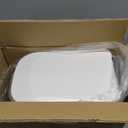 TIPGO Slim Bathroom Trash Can with Lid Soft Close, Step Pedal, 6 Liter / 1.6 Gallon Stainless Steel Trash Bin, Small Garbage Cans for Bedroom, Office, Kitchen (White)