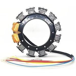 Stator For Mercury Outboard Stator For Mercury Outboard 174-9710K1 for 30-125 HP JET 16-Amp 2-Stroke 2/3/4-Cyl SportJet 1987-1997 for 398-818535A17/398-818535A18 398-9710A11 398-9710A12 398-9710A14