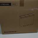 SONGMICS Trash Can, 3 x 4.8 Gallon Garbage Can, 14.4 Gallon Recycle Bin with Soft-Close Lids, Pedals, and Inner Buckets for Kitchen, Stainless Steel, Silver and Black ULTB54NL