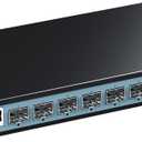 SODOLA 8 Port 10G L3 Managed Switch, 8X10G SFP+ Interface, Link Aggregation/QoS/VLAN/IGMP, Wall Mounted Fanless 10Gb SFP Network SwitchSFPPorts Only,Transceiver is NOT Included