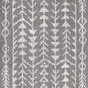 JONATHAN Y Ziri Moroccan Geometric Gray/Cream Runner Rug, 2x8, Bohemian, Scandinavian, Easy-Cleaning for Living Room, Bedroom, Kitchen, Pet Friendly, Non-Shedding (MOH210B-28)