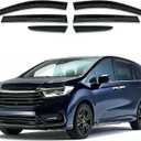 Rain Guards Window Visors 6 Piece Set for Honda Odyssey 2018 2019 2020 2021 2022 2023 2024 2025 2026 Window Deflectors, Out-Channel Vent Shades (for Odyssey 18-26 6-Piece Set)