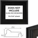Creative Mark Plein Air Style Frame, Black, 11x14-2.75" Wide Moulding with 1/2" Rabbet Depth, Open Back W/O Glazing, Museum Quality, For Art Panels, Stretched Canvas, Pictures & More