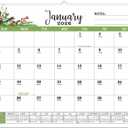 4 x 2026 Wall Calendar, 18 Months Calendar, Jan. 2026 - June 2027, 14.6'' x 11.8'', Desk Calendar 2026 with Large Blocks, Ideal 2026-2027 Calendar for Home, Office, Classroom, or Business Planning