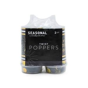 2 x Seasonal Celebration Twist Poppers