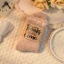 Fuzzy Socks for Women Mothers Day Self Care Book Lovers Christian Birthday Gifts