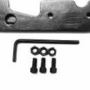QD Locks Side mounting Rails ak Scope Mounts Basesfor Scopes and Red Green Dot Scopes (Black-1)