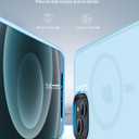 for iPhone 15 Plus&iPhone 14 Plus Phone Case Fits MagSafe 10FT Drop Resistant Matte Skin Feeling Back Cover for iPhone 15 Plus&iPhone 14 Plus CaseLight Blue