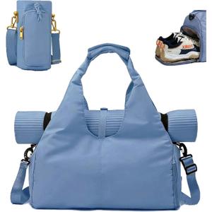 Yoga Mat Bag, Sport yoga Gym Bag for women, Lightweight yoga mat bag carrier with Yoga Strap, Carryall Yoga Tote Bag
