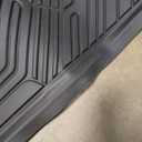 3W Floor Mats Fit for 2015-2024 2025 Ford F150 / F-150 Lightning SuperCrew Cab, TPE All Weather Heavy Duty Floor Liner Custom Fit Accessories Car Liners (with Original Folding Under-Seat Storage Box)