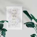 Wynwood Studio Typography Framed Wall Art Prints 'Life Change' Motivational Quotes and Sayings Home Décor, 13" x 19", Gold, White