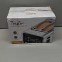 4-Slice Smart Toaster with Digital Touchscreen & 1-Touch Memory for Family | Stainless Steel, Extra-Wide Long Slots for Bagels & Artisan Bread | All-in-One Defrost, Reheat & Single-Slice Modes