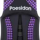 Poesidon Life Vest Life Jacket for Adult Legendary Geometric Print Ideal for Any Water Sports Unisex for Kayaking, Paddling, SUP, Fishing and More, Purple XL