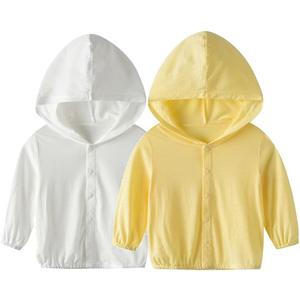 Vivobiniya Baby Lightweight Sunscreen Hoodie Toddler Summer Sun Protection Outwear Breathable Coat Jacket, 100cm 