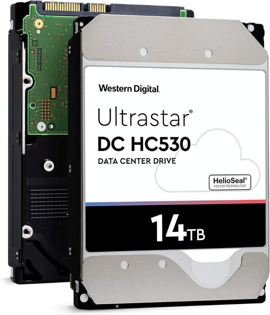 HGST WD Ultrastar DC HC530 14TB SATA 6Gb/s 3.5-Inch Data Center HDD - WUH721414ALE604 0F31152