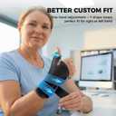 Medical-Grade Thumb Brace for Right & Left Hand,[Upgraded Breathable & Support] Thumb Spica Splint for Pain Relief, Adjustable Thumb Stabilizer for Arthritis, De Quervain's Tenosynovitis, Sprains, Trigger Finger (Black, M)