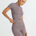 Trendy Queen 2 Piece Summer Cute Workout Sets Gym Short Set Pilates Yoga Outfits Going Out Spring Athletic Comfy Active Wear (M)