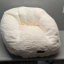 MAXYOYO Bean Bag Chair for Kids, Shell Shaped Bean Bag Couch for Boys and Girls, Toddler Chair Bean Bag Sofa for Playroom, Nursery Room, Beige